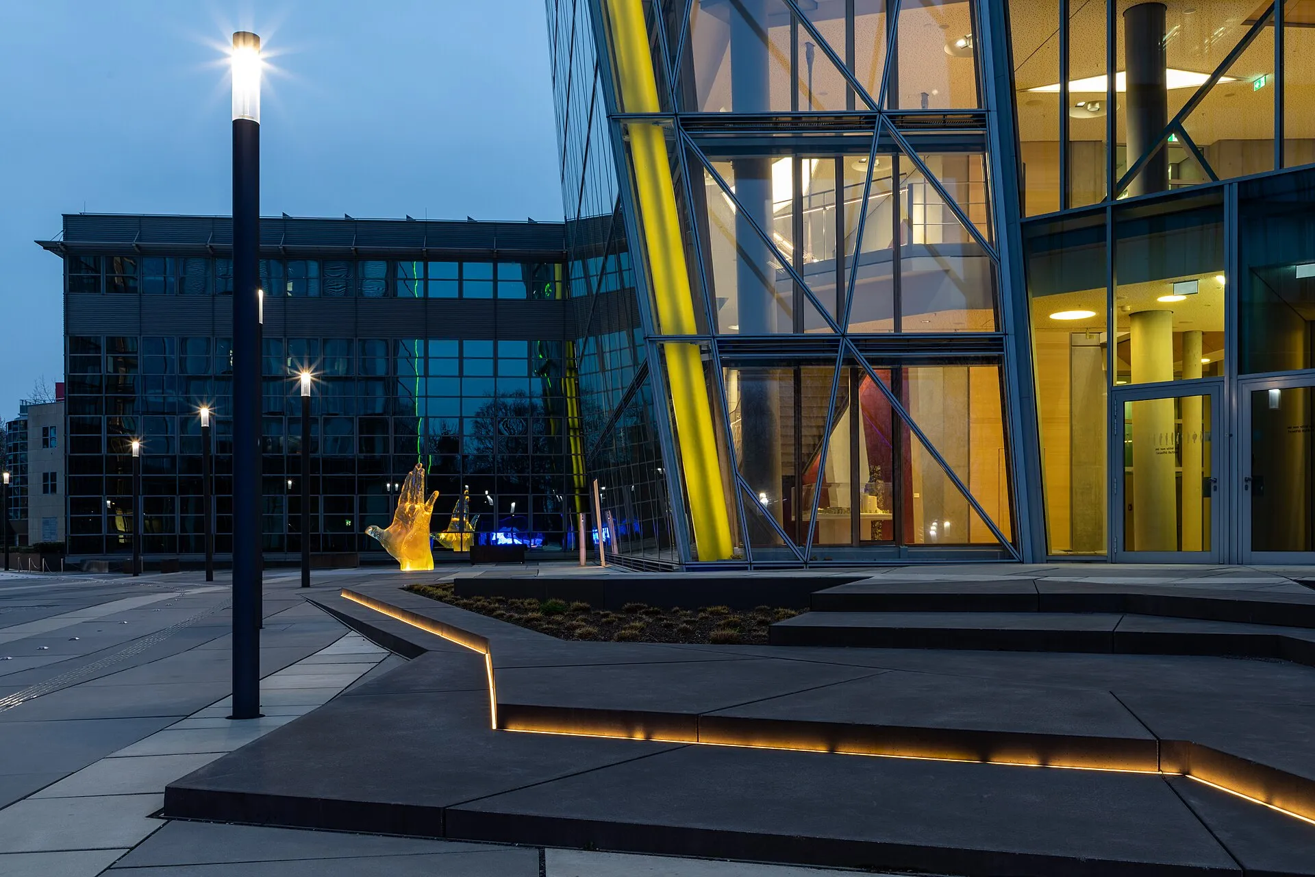 Office campus plaza, additional view